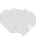 Six Pack Washable Microfiber Steam Mop Pads For Shark Steam Mops Replacement Pads, Standard Size 12.5 X 7 Inches, displayed overlapping