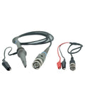 Pocket Digital Oscilloscope Kit With 2.4 Inch TFT Screen connectors and cables, part of the handheld DIY learning set.