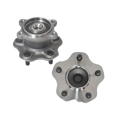 Beefed-Up Rear Wheel Hub And Bearing Assembly Set For Nissan Maxima 2002-2008, Altima 2002-2006, Quest 2004-2009, 5 Lug 4 Bolt Flange Left And Right