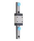 Precision Linear Rail Guide With 7mm Wide Slide Block With Ball Retainer And Built In Lubrication System in vertical view