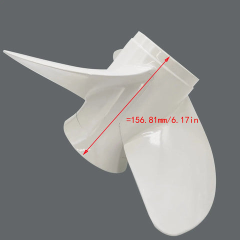 Aluminum Boat Propeller With Three Blades 13.25 Inch Diameter X 17K Pitch Right Hand RH For 60-130HP Outboard Engines Replaces OEM 6E5 45945 01 EL 15-Spline
