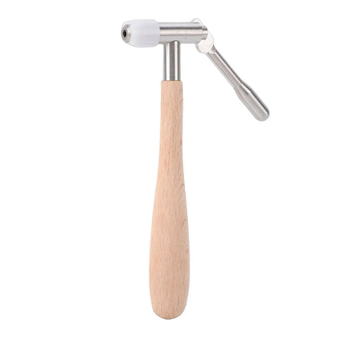 Watch Movement Pinion Puller Pro Grade Repair Tool with wood handle and stainless steel build for center wheels 1.2mm to 1.8mm