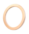 Top Shelf Copper Flat Washers 22 X 28 X 1.5mm Crimp Seal Discs for Drain Plugs with shiny copper finish.