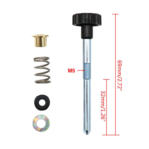 Idle Speed And Air Fuel Ratio Adjuster Screw For Motorcycle Carbs HSR42 HSR45 HSR48 with components shown