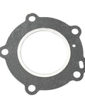 High Quality Outboard Cylinder Head Gasket For 2-Stroke 4HP To 6HP Engines Fits Many Models Ensures Super Stable Shifting And Seals With Durable Rubber Material Made For Tough Marine Jobs. gray outboard gasket with bolt holes, rubber seal for 4HP-6HP engines