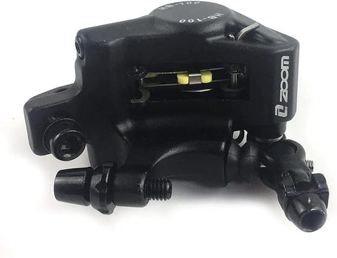 Hydraulic disc brake caliper, black, Zoom brand for MTB