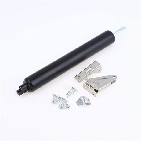 Soft Closing Door Closer 35Kg Adjustable Speed Positioning Door Stop Hardware Black with screws and brackets