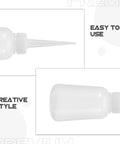 12 Pack Fine Tip Glue Applicator Bottles With Needle Tips For Precise Dispensing In Repairs And Craft Projects, Portable Plastic Squeeze Bottles For Adhesives, Oils, And Paints. Plastic bottle with fine needle tip