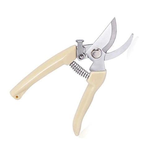 Yard Pro Pruning Shears For The Garden, Premium Stainless Steel Garden Scissors with ultra sharp blade, white ergonomic handle
