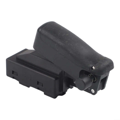 Front view of Self Locking Trigger Switch For Angle Grinder And Polisher Replacement Part With Precise Speed Control, Heavy Duty 16A Rating, Easy Press Depth Adjust, Compatible With BGV-2122-004 Tools, Durable Plastic Metal Construction, 1 Piece.