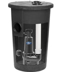 Built Tough 1/2 HP Cast Iron Sewage Pump System With 2 Inch Discharge And Vertical Float Switch, Non Clogging Vortex Impeller