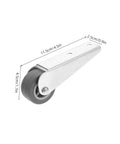 Heavy Duty Sliding Door Rollers Featuring Grooved Directional Wheels, 4.5in roller size, durable steel design for track hardware.