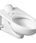 White wall-hung toilet with flushometer valve, FloWise Millennium MaP 1000 rating, 1.1-1.6 GPF, for modern bathroom fixtures.