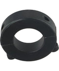 Top Grade Black Steel Two Piece Shaft Collar Clamp With Recessed Screws Perfect For 30mm Bore on white background