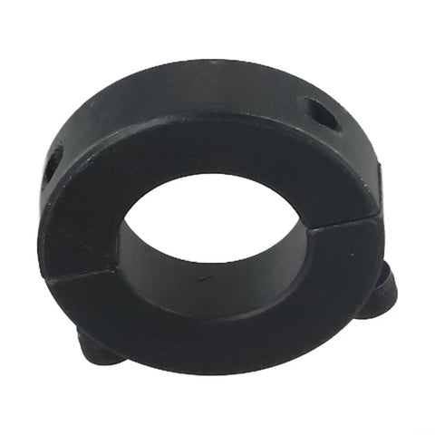 Top Grade Black Steel Two Piece Shaft Collar Clamp With Recessed Screws Perfect For 30mm Bore on white background