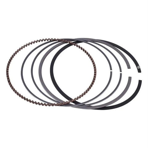 Premium Piston Ring Set And Cylinder Head Gasket Kit Compatible With TRX500FE 2A, showing piston rings in various sizes.