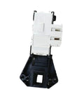 DC64-01538A Drum Washing Machine Door Lock Delay Switch Replacement Assembly With Start Stop Logic And Door Sensing Function Easy Install No Fuss Quick Fix For Front Load And Top Load Washers, white plastic lock