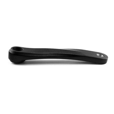 Side view of Left Crank Arm 170mm For 9/16 Inch Pedals With Diamond Or Square Hole Interface Aluminum Alloy Construction 210mm Total Length