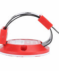 Side view of Insulated Electrical Panel Lockout Handle With Adhesive Backing For Easy No Fuss Mount Or Screw Mount, Durable ABS