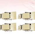 Stainless Steel Buckle Lock Hasp With Spring Loaded Toggle Latch For Door And Cabinet, Easy To Install, Extra Security For Home And Office, Heavy Duty