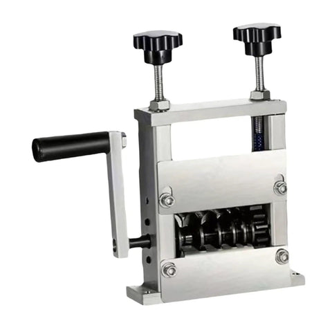 Heavy Duty Manual Wire Stripper Crank Tool For Peeling Aluminum And Electric Cables 1-20Mm, metal construction, hand crank design.