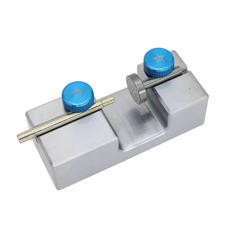 Dope Stick Transfer Jig for Gem Work Easy Aligner Locator and Bonding Converter shown with dual clamping feature.