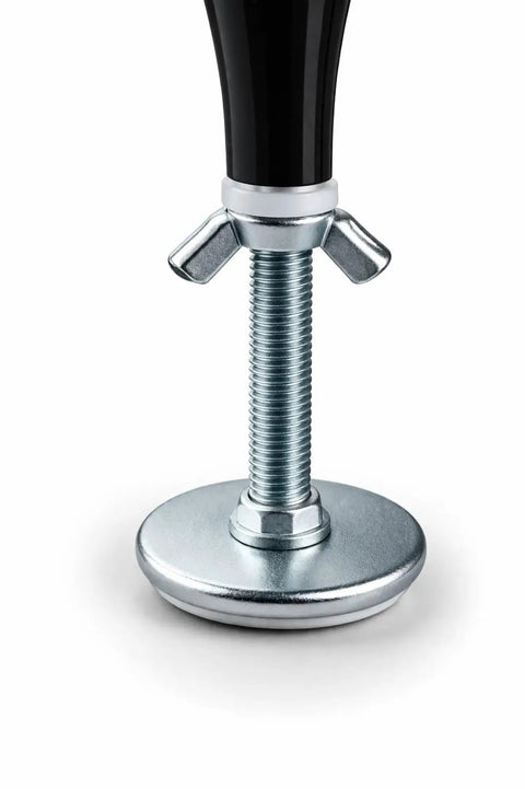 Adjustable Bed Frame Glides With Wing Nut Leveling Feet For Metal Frames, Heavy Duty Floor Protectors With Hardware, Height Up To 4 Inches