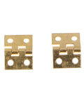 12Pcs Gold Butt Hinges For Small Cabinets And Drawers Jewelry Boxes Dollhouse Miniatures And Music Boxes 8mm Long 10mm Wide