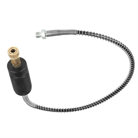 High-Pressure Air Compressor Maintenance Kit with oil, water filter, and coiled hose for 30MPa 3500psi systems.