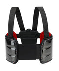 Rib Protector For Go Karting Adults And Youth With Adjustable Straps, Chest Guard Vest For That Pro Grade Upper Body Protection In Karting And Motorsports, Rugged Shield For Safe Confident Races displayed against white background.
