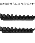 20 Piece Hex Bit Set With SAE And Metric Sizes For Impact Driver And Furniture, made from S2 steel, two rows of bits.