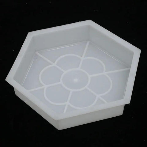 Dope Hexagon Concrete Mold For Pavement And Walkways Reusable Brick Mold For DIY Patio Lawn And Garden Path Creation Built To Last Easy To Use Cement Casting Tool For Stone Look Bricks