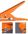 Side view of Pro Grade 15mm Hole Punch Pliers With Fixed Guide For Paper Cardboard PVC Cards Leather And Thin Metal Sheets.