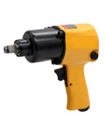 Heavy Duty Air Pneumatic Wrench With 1/2 Inch Drive And 750 Nm Torque For Fast Tire Removal in yellow and black design.