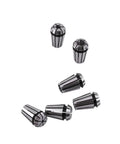 High Precision ER11 Spring Collet Set With 15 Pieces For CNC Engraving Machine Milling Lathe Tool Workholding And Tight Clamping Performance Guaranteed By Fine Craftsmanship, showing several collets.