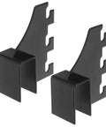 Beefy Heavy Duty Stainless Steel Shelf Brackets With Square Tube Design Easy Install Black Metal Supports For Shelves In Warehouses