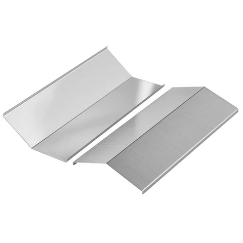 Heavy Duty Heat Plate Replacement Set 2 Pack For Megamaster Nexgrill Cuisinart CGG306 Burner Covers 8200033M stainless steel