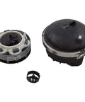 Top Tier Two Inch Two Port Five Gear Control Water Valve In Matte Black for fluid adjustment, includes quick connect design.