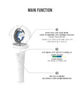 Official Light Stick Ver 2 for K-Pop Concerts and Fan Events, Neon LED Glow With Detailed Symbolic Design, main functions displayed