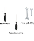 All In One 3D Printer Maintenance Tool Kit With Brass Nozzles, screwdrivers, and open-ended wrenches for Ender and FDM printers.