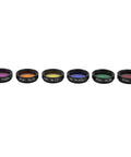 1.25 Inch Telescope Filter Set With Moon And Polarizing Filters, six stackable eyepiece filters for enhanced lunar and planetary views