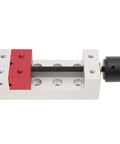 Sweet Mini Aluminum Clamp And Bench Vise Provides Adjustable Jaw Control For Drill Press And Woodworking Tasks view showing CNC machined aluminum build.