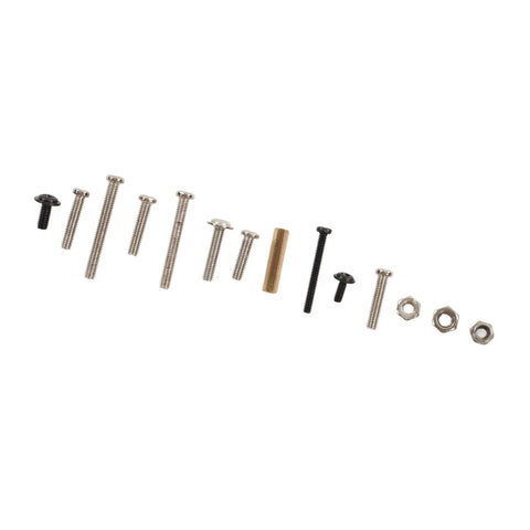 Assorted screws and nuts from Aluminum Alloy RC Car Pull Rod Kit With Beefed Up Shocks Absorber For C24 C14 C14K C24K RC Cars