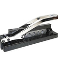 Heavy Duty H8 Hose Crimping Kit For Desk Or Portable Use With Five Die Sizes, cast iron body, shown from side angle