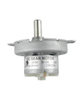 Low Noise Dope Brushless DC Gear Motor With D Shaft 5V 5 RPM POM Plastic Gearbox Iron Shell Housing