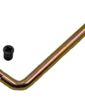 Top Shelf Steel M1 Garand Gas Cylinder Lock Screw Wrench With Grippy Handle For Hassle Free Gas Plug Swap And Sweet Daily Rifle Maintenance For Proud Gun Owners, angled view with black screw.
