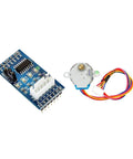 DEVMO 2-piece kit: 28BYJ-48 geared stepper motor with blue ULN2003 driver board for Arduino