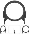 Replacement Refrigerator Ice Chute Assembly Fits Frigidaire Electrolux Crosley White Westinghouse Kenmore Gibson And More Easy Install Ice Maker Flap Door Bracket front view black plastic