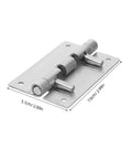 Detachable Stainless Steel Cabinet Door Hinges Set Of Two Dope Concealed Hidden Mount Hinges For Kitchen Cabinets Vanity Units And Furniture Easy Detach Design Durable Rust Resistant Multiuse, 5.1x7.6cm