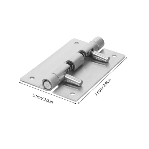 Detachable Stainless Steel Cabinet Door Hinges Set Of Two Dope Concealed Hidden Mount Hinges For Kitchen Cabinets Vanity Units And Furniture Easy Detach Design Durable Rust Resistant Multiuse, 5.1x7.6cm